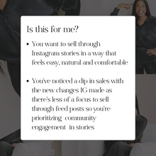 Load image into Gallery viewer, How To Sell Offers Just By Using Instagram Stories Hosted By Natania